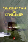 pembangunan pertanian dan ketahanan pangan